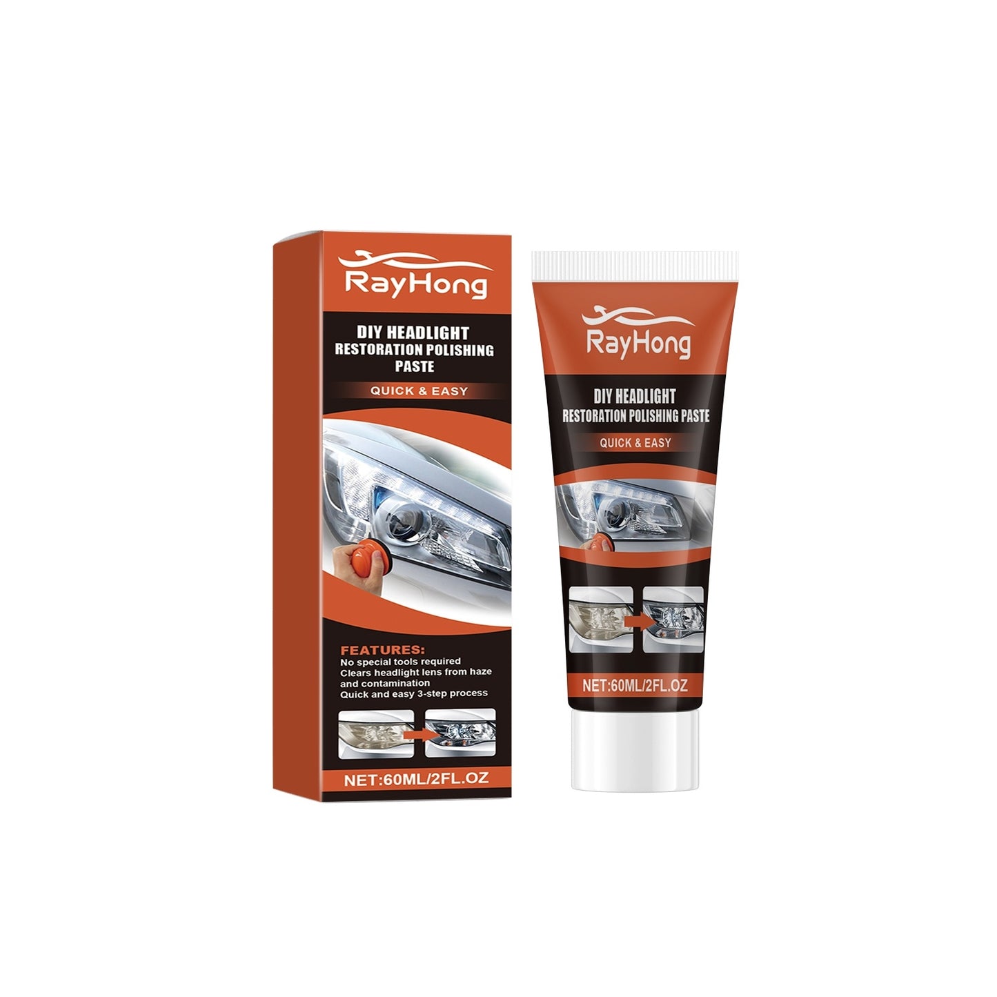 Diy Headlight Restoration Polishing Paste